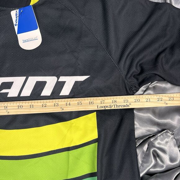 Giant Bicycles MTB Specific Short Sleeve Jersey Size M / L Green Transfer Series - Picture 11 of 15